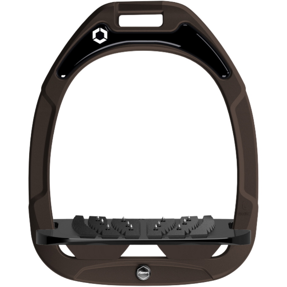 Flex-on Green Composite Ultra Grip Stirrups GC05IUG0505 - Brown
